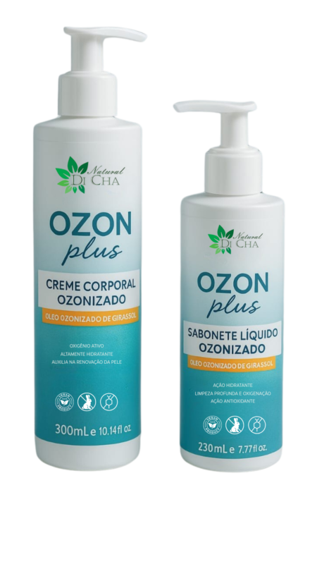 Creme + Sabonete Ozonizado para Dermatite-Psoríase OzonPlus