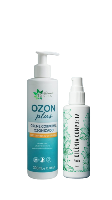 Combo Ozonizado com Creme OzonPlus 300ml + Fluido Dilênia 200ml