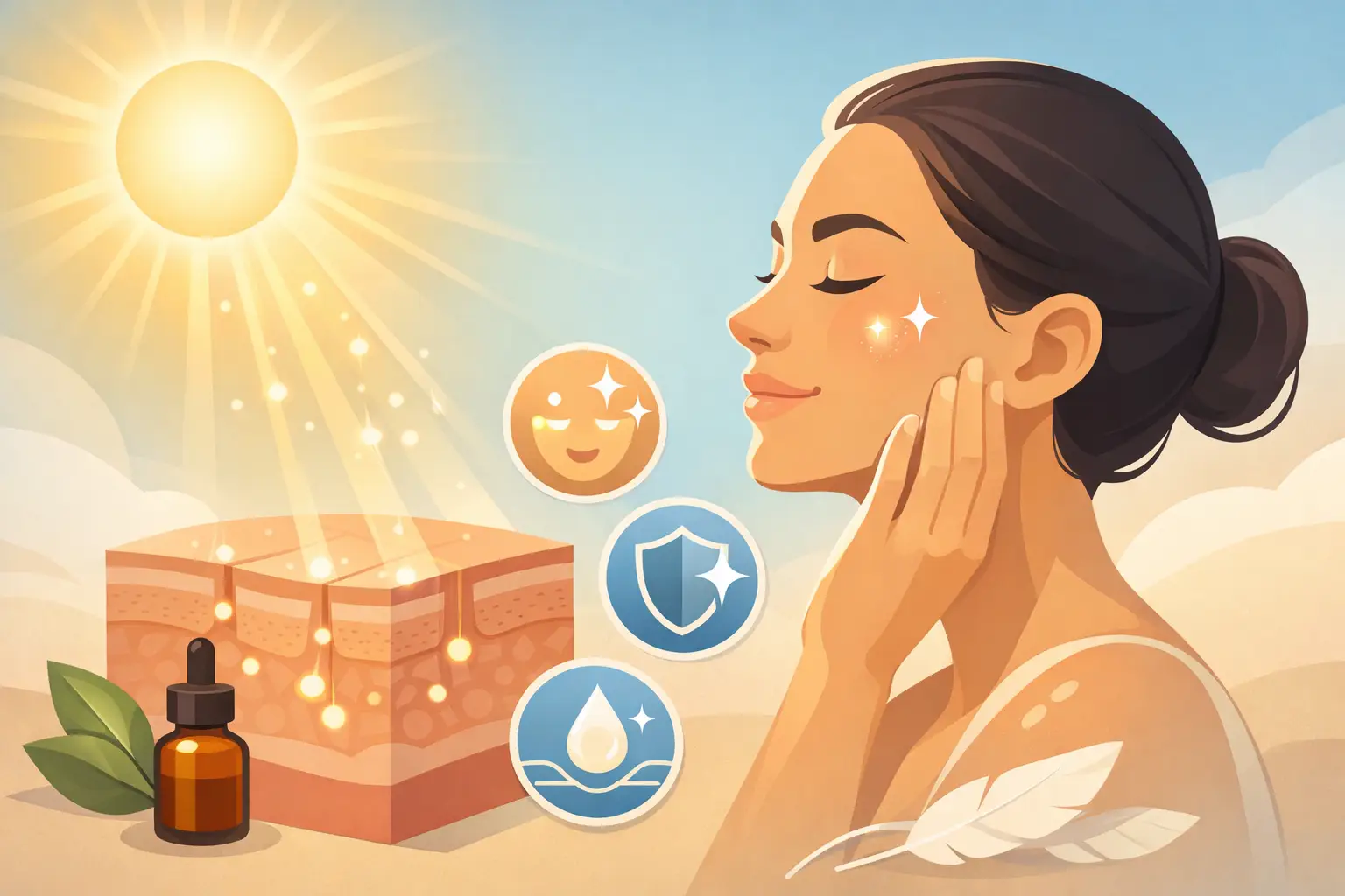 Benefícios da vitamina D na pele