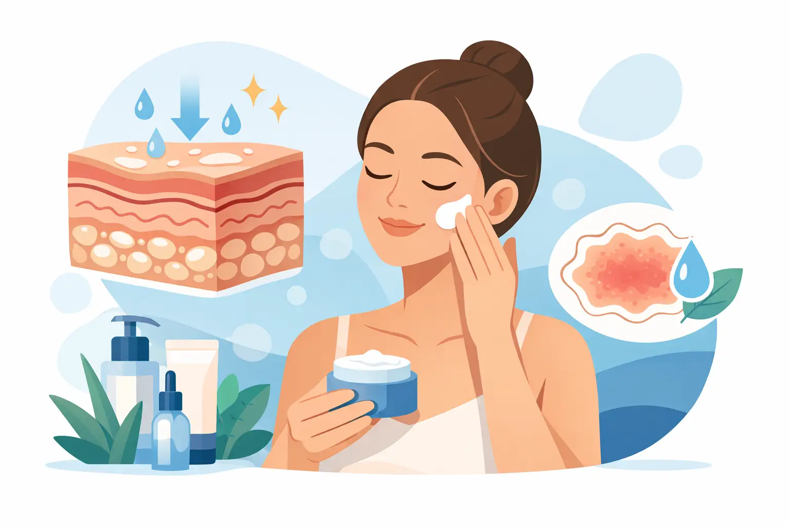 Como hidratar pele com dermatite do jeito certo