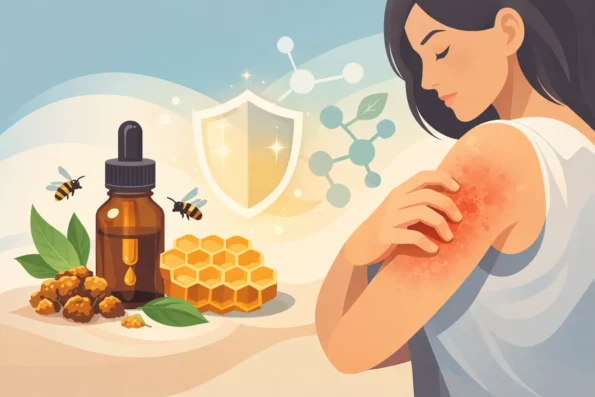 Própolis ajuda na dermatite mesmo?