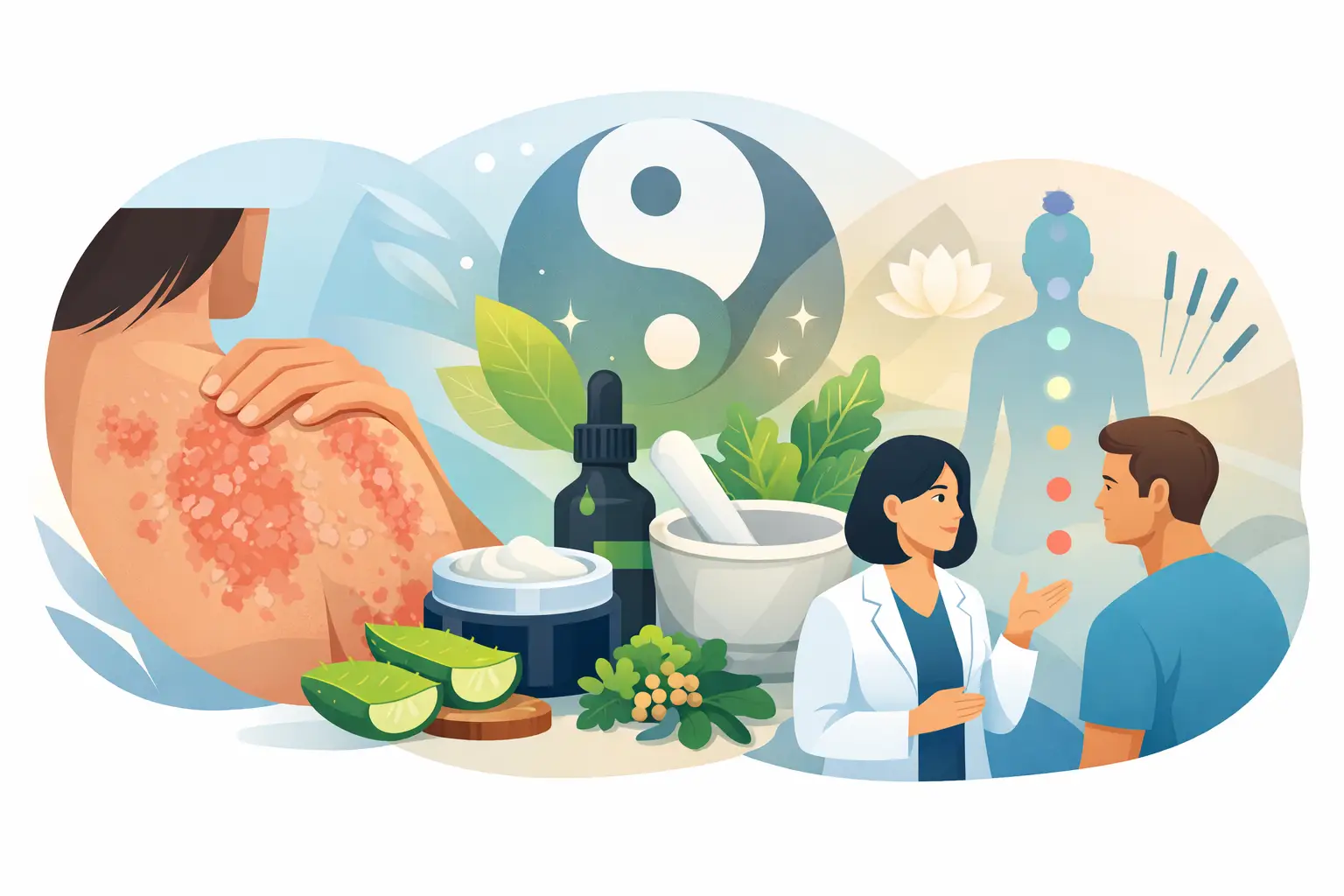 Tratamento complementar para psoríase funciona?